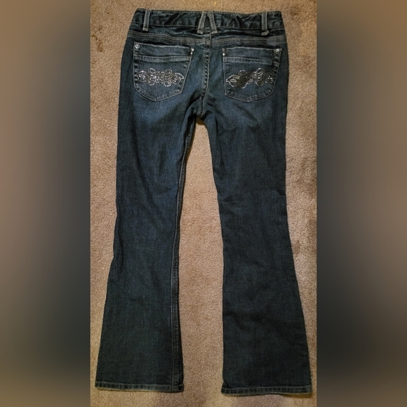 AEROPOSTALE, HAILEY SKINNY FLARE,SIZE 1/2 JEANS. ☆3 FOR $25☆ - Picture 2 of 4